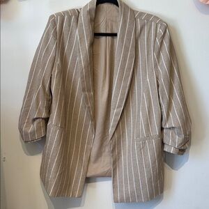 Dictionary striped blazer Xlarge